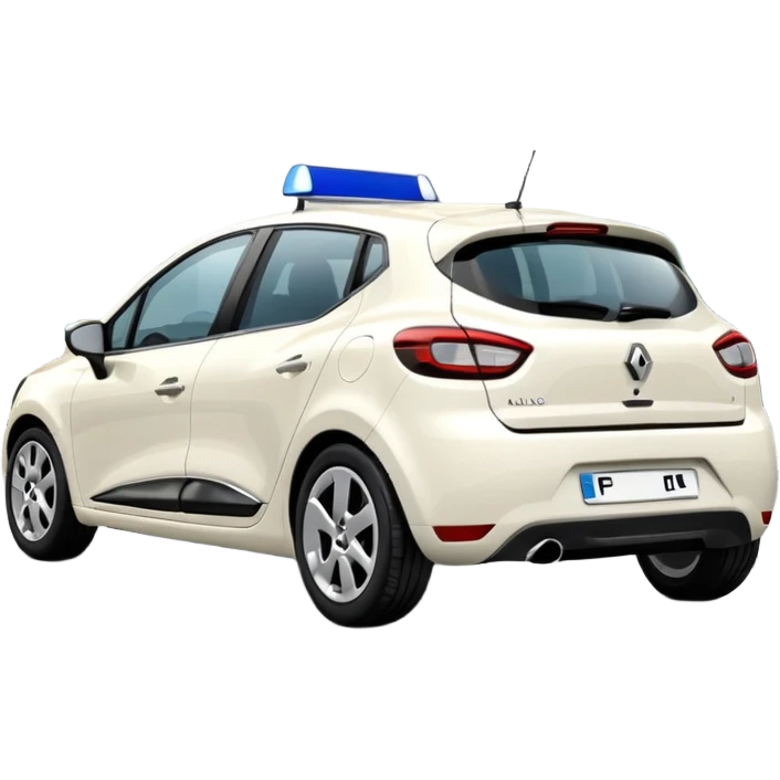 white renault clio emoji