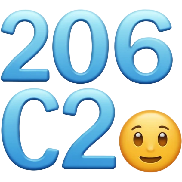 "  2026 " text   emoji