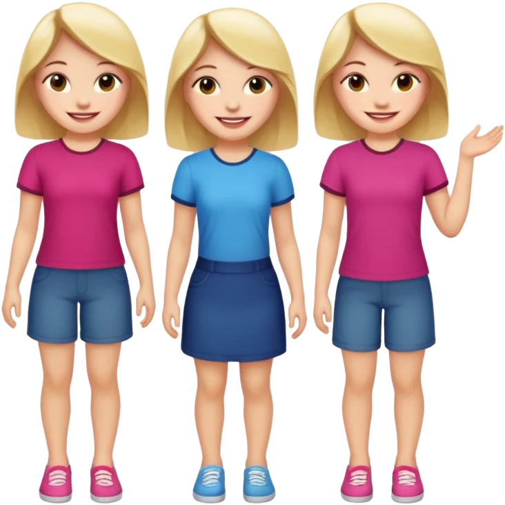 Голі дівчата в повний ріст emoji