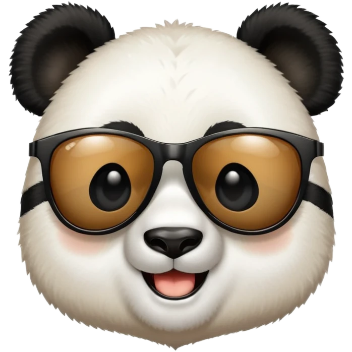 Panda en la playa emoji