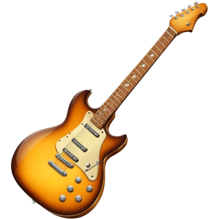 Electric guitar 1950s emoji