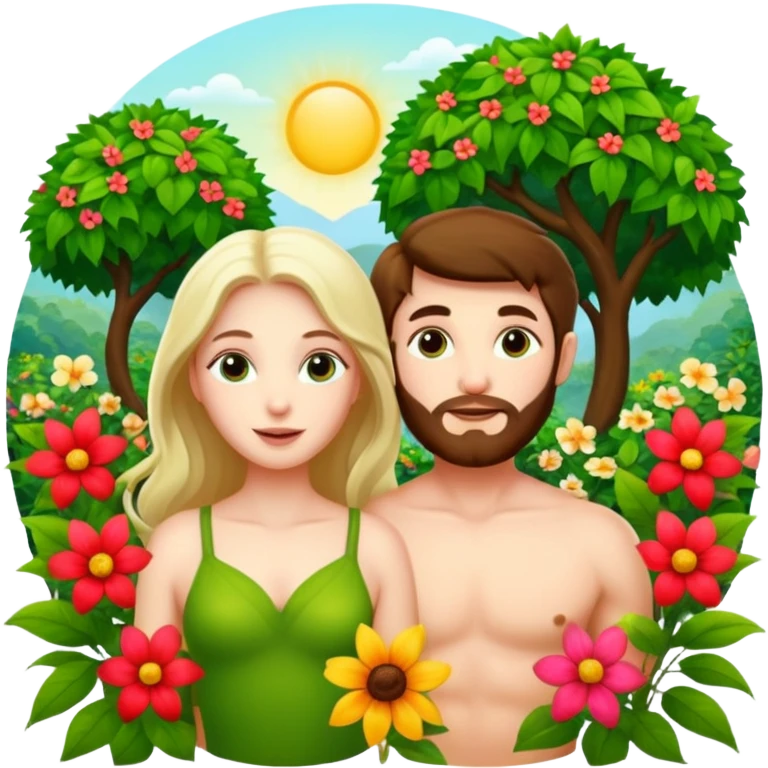 Adam and Eve emoji