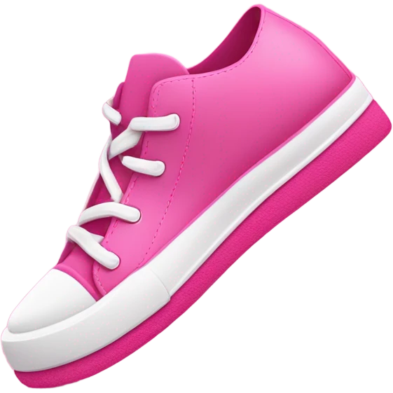 pink shoes emoji