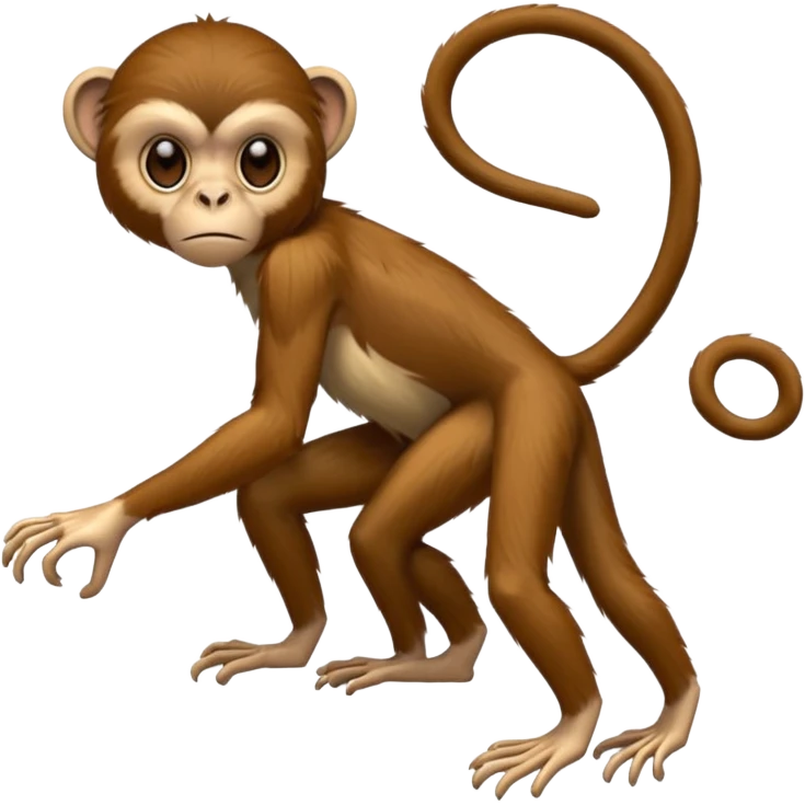 Spider monkey emoji