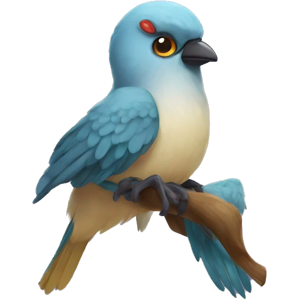 rizz face bird emoji