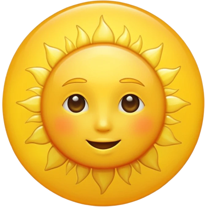Sun emoji