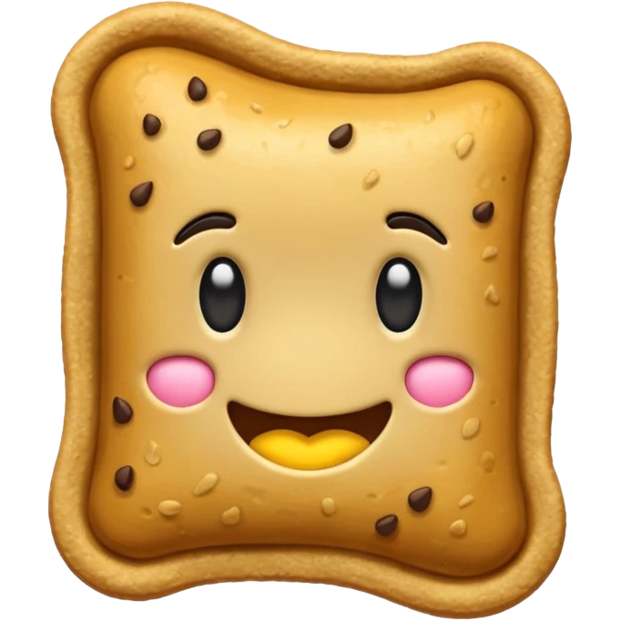 crie um emoji de um cookie mordido emoji