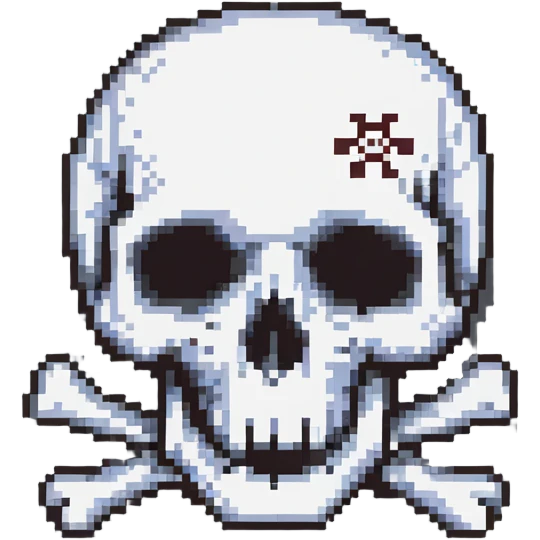 skull and crossbones emoji