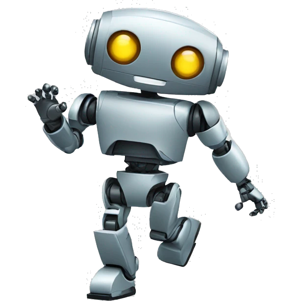 Robot bailando emoji