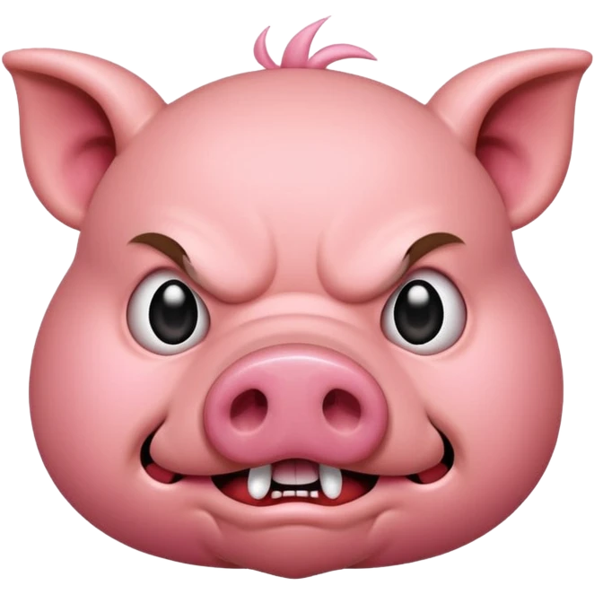 PIG ANGRY emoji