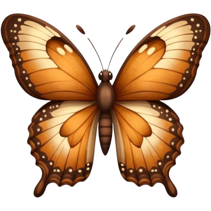 Brown butterfly  emoji