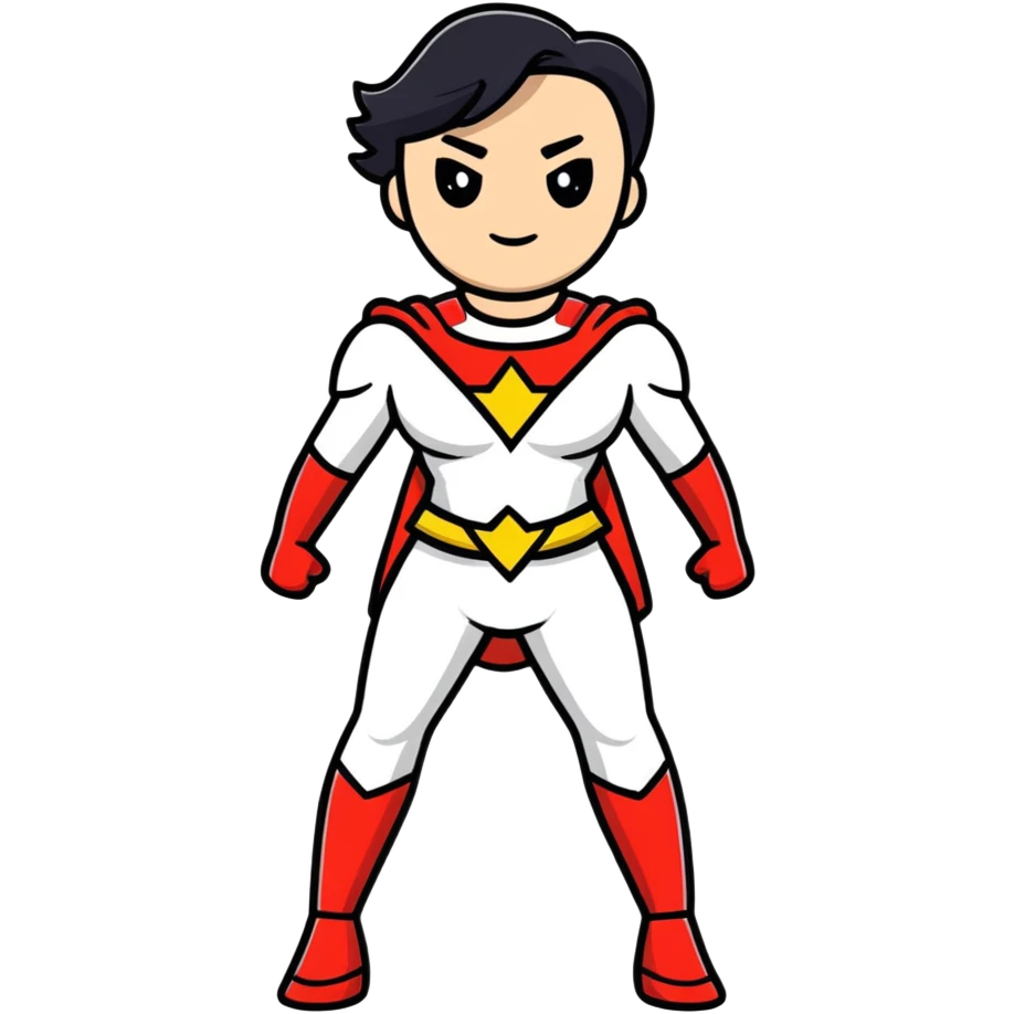 female superhero character emoji