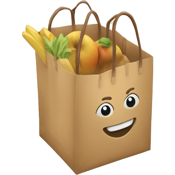 Shopping bag emoji