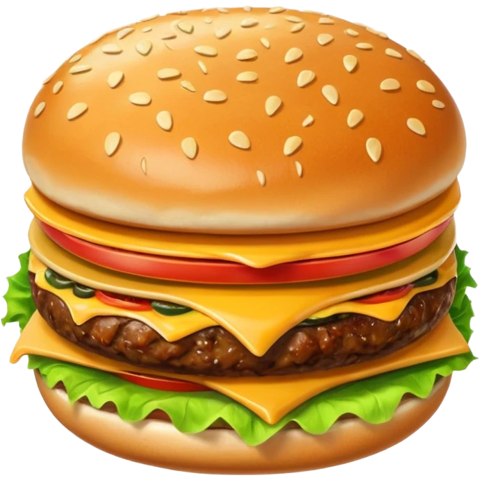 burger pizza fries emoji