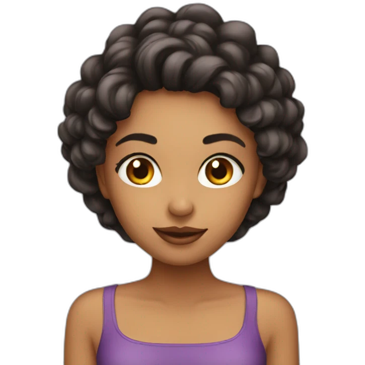 Beautiful girl emoji