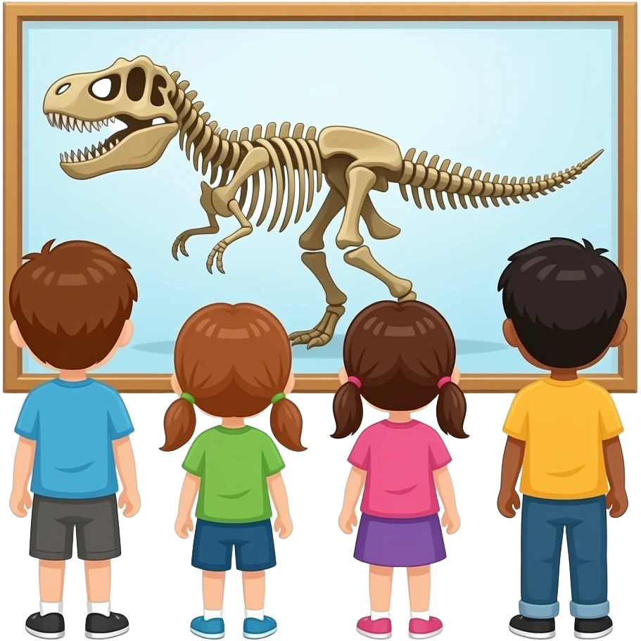 How to catch a dinosaur 4 children went see the science museum a dino outing emoji