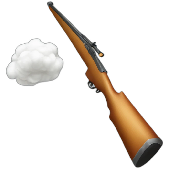 Big fat stick shooting white stuff emoji