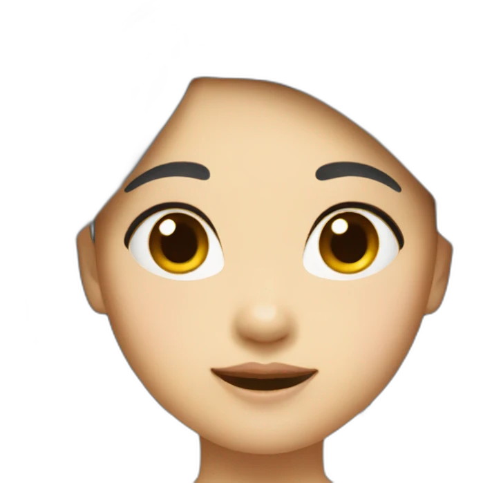 Asian girl emoji