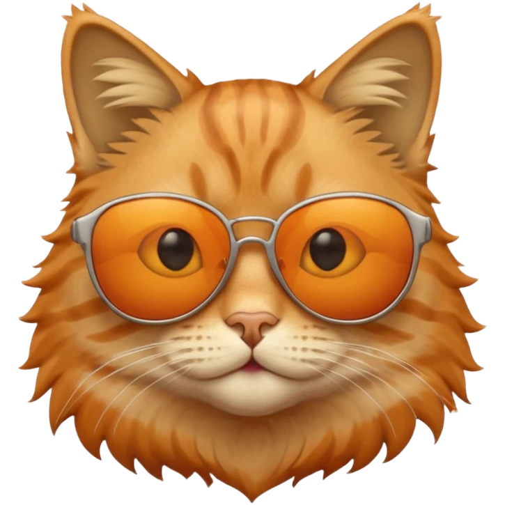 Cat wearing sunglasses emoji