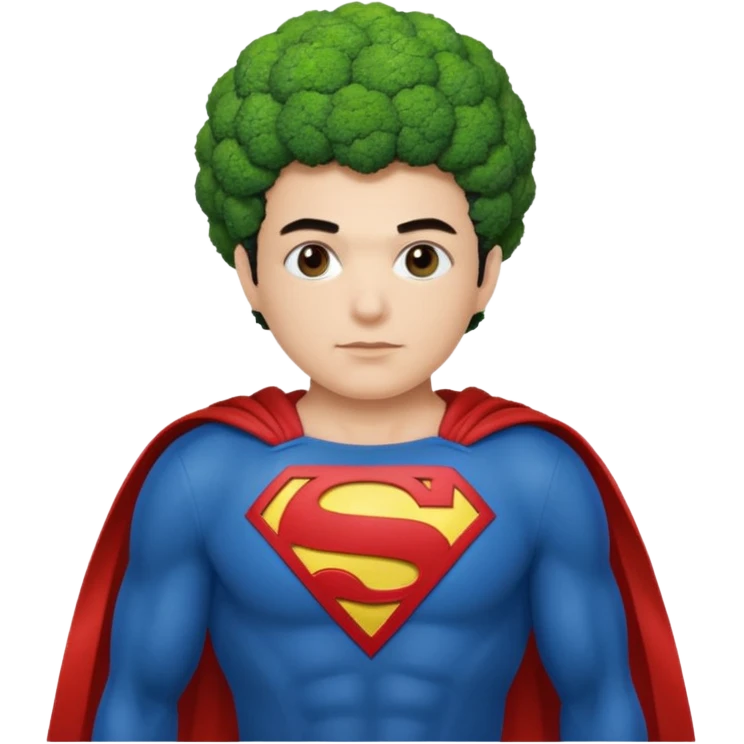brocoli superman emoji