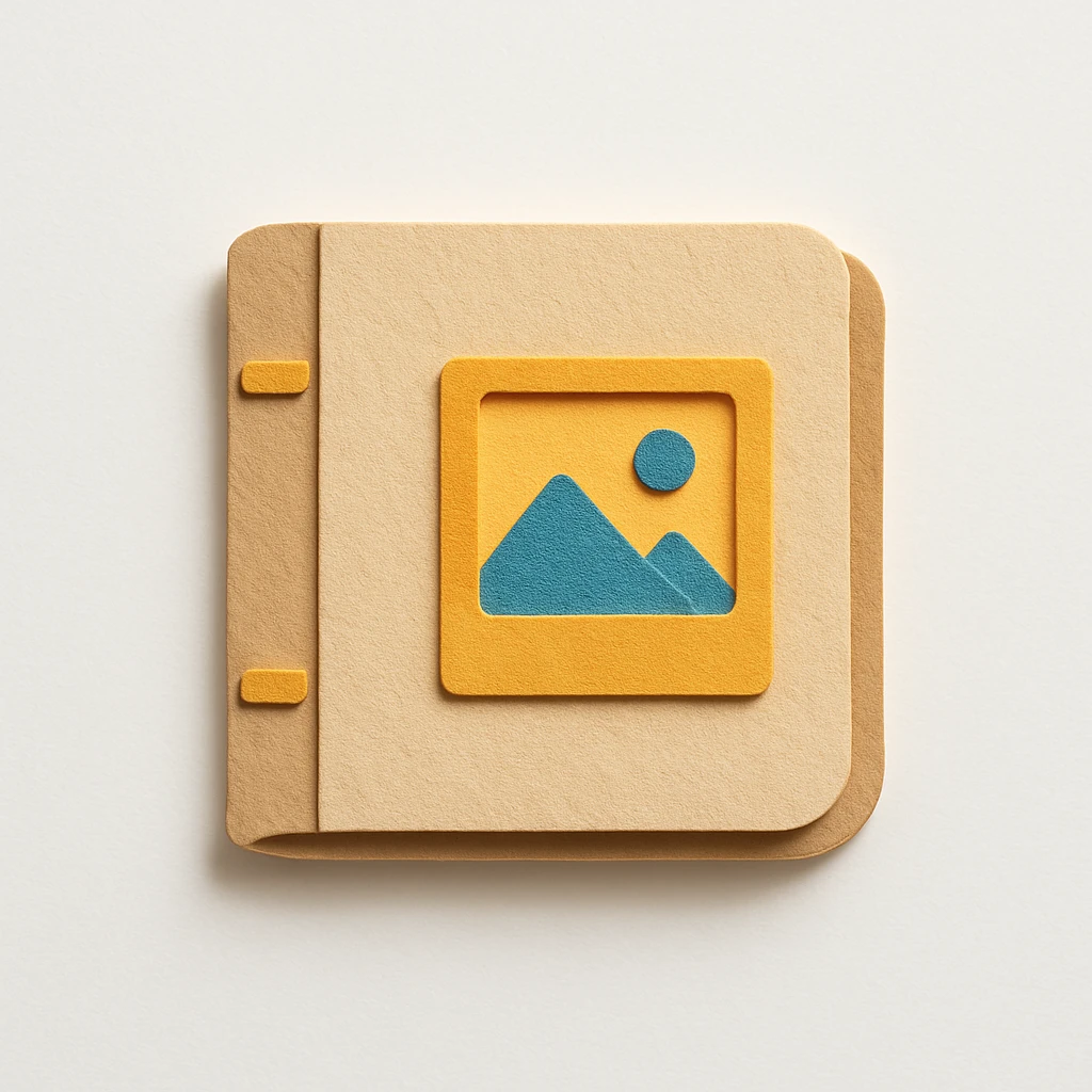 beige photo album emoji