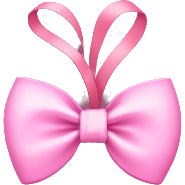 Cute bow emoji