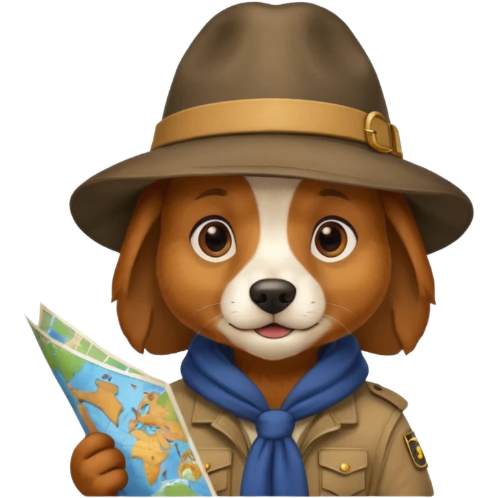 explorer dog emoji