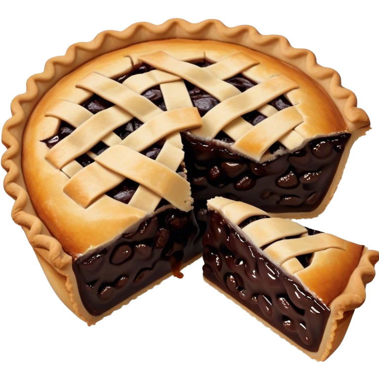 pie Coal emoji