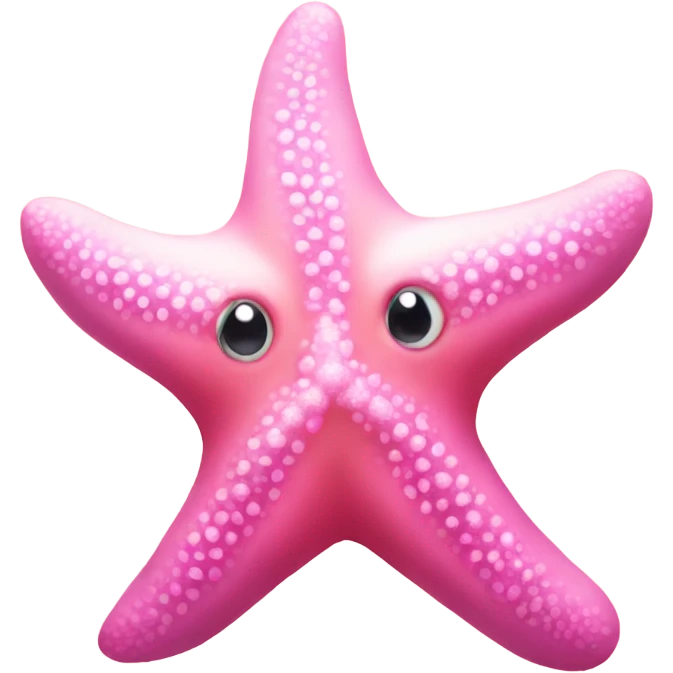 Pink starfish emoji