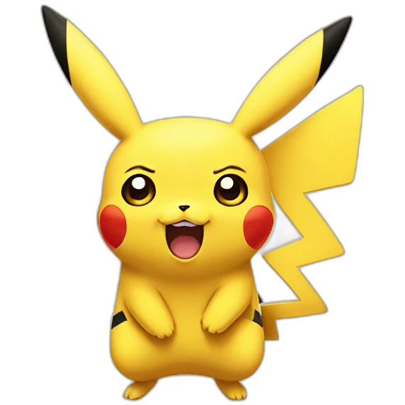 pikachu cry loudly emoji
