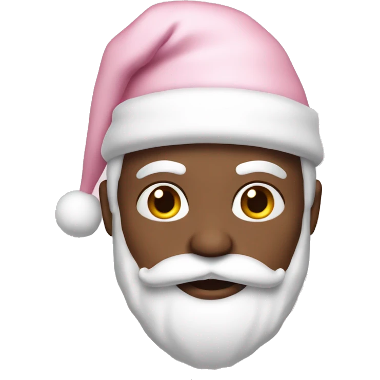 pastel pink santa man emoji