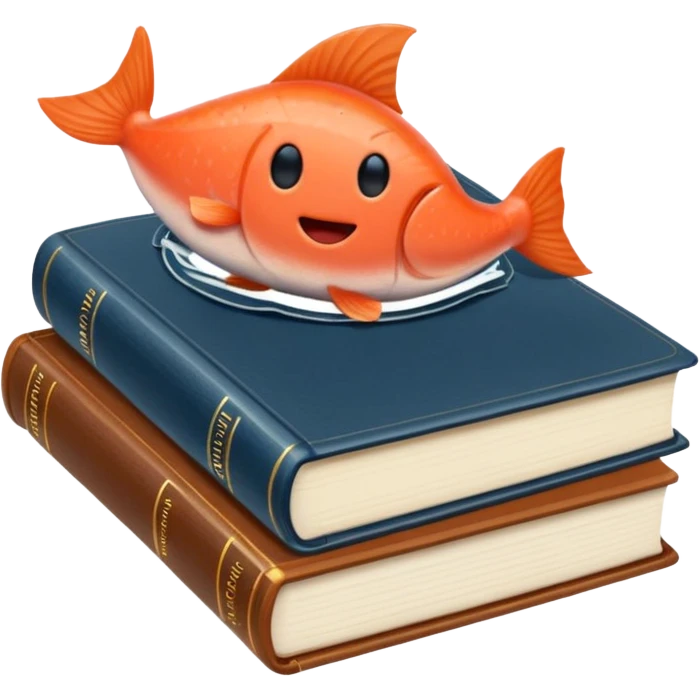 Livros com a cor salmão, livro fechado  emoji
