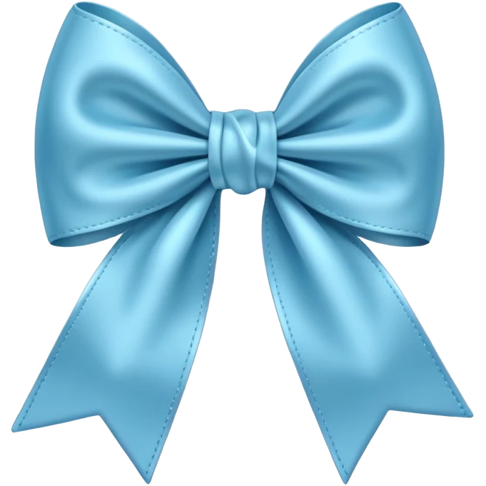 Light blue bow emoji
