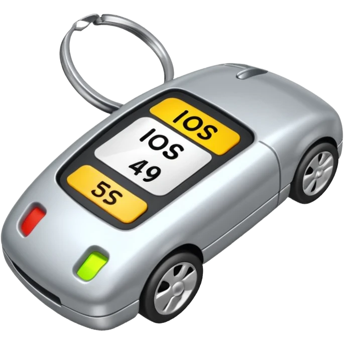 car key with a price tag emoji