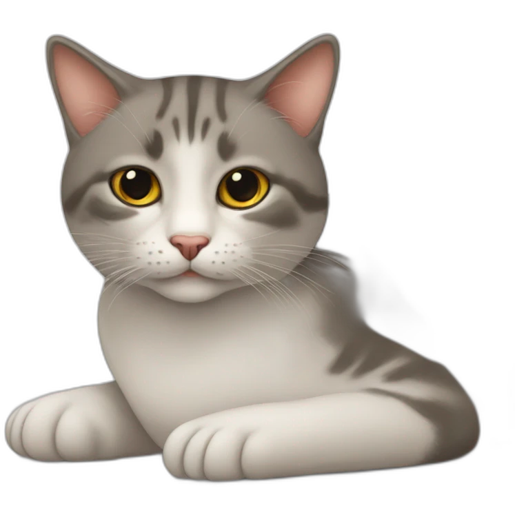 Uma foca com um gato emoji