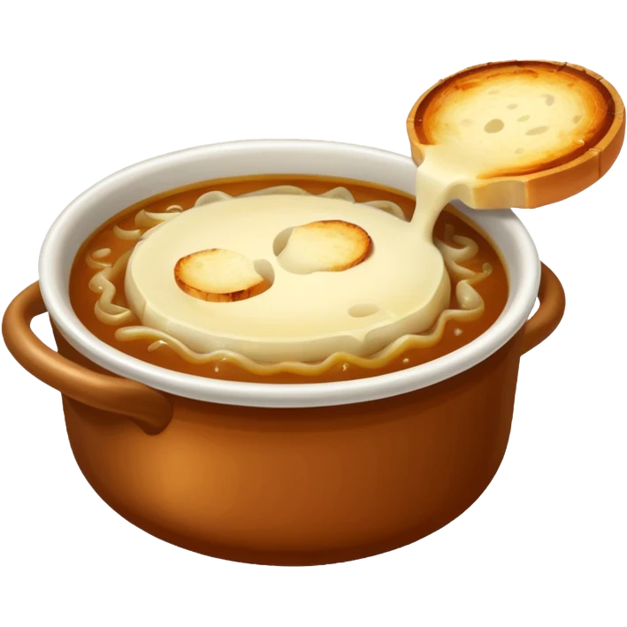 french onion soup emoji
