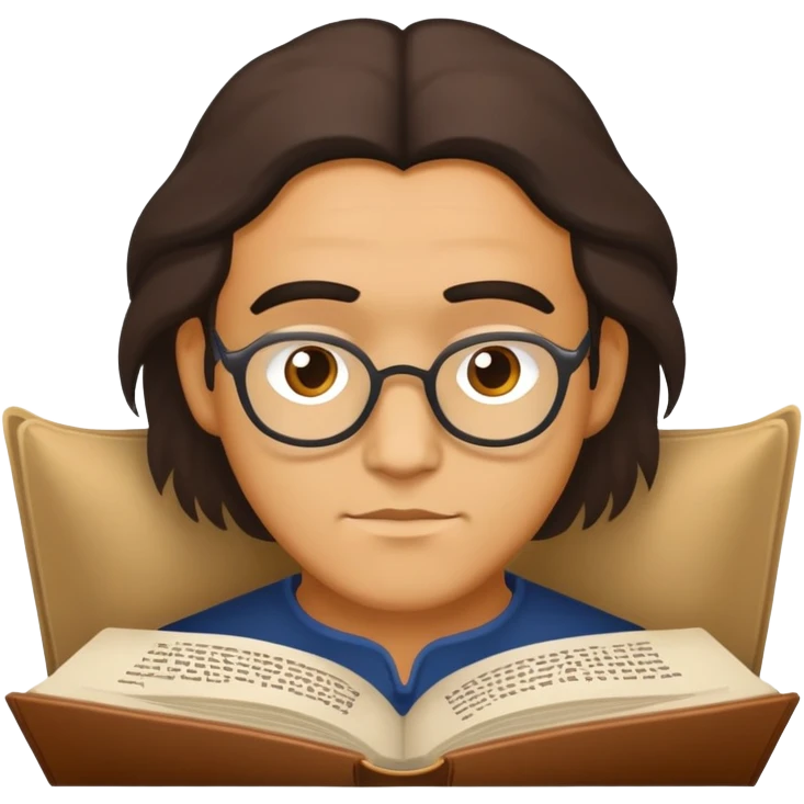 Maykoon reading leo Tolstoy  emoji