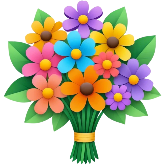 paper bouqyet emoji