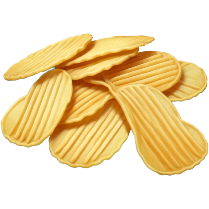 turquoise colored potato chips emoji