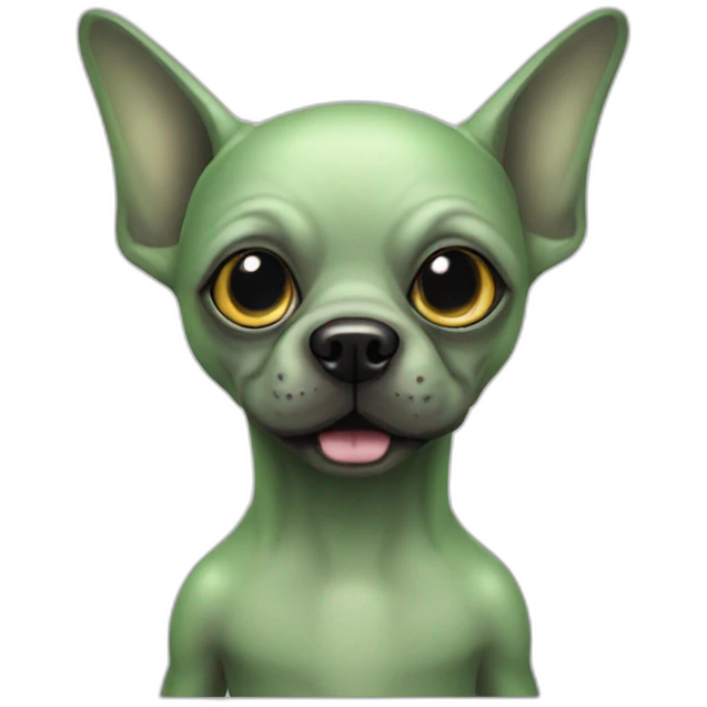 dog alien emoji