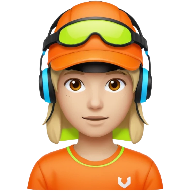 Neon Visor Gamer emoji