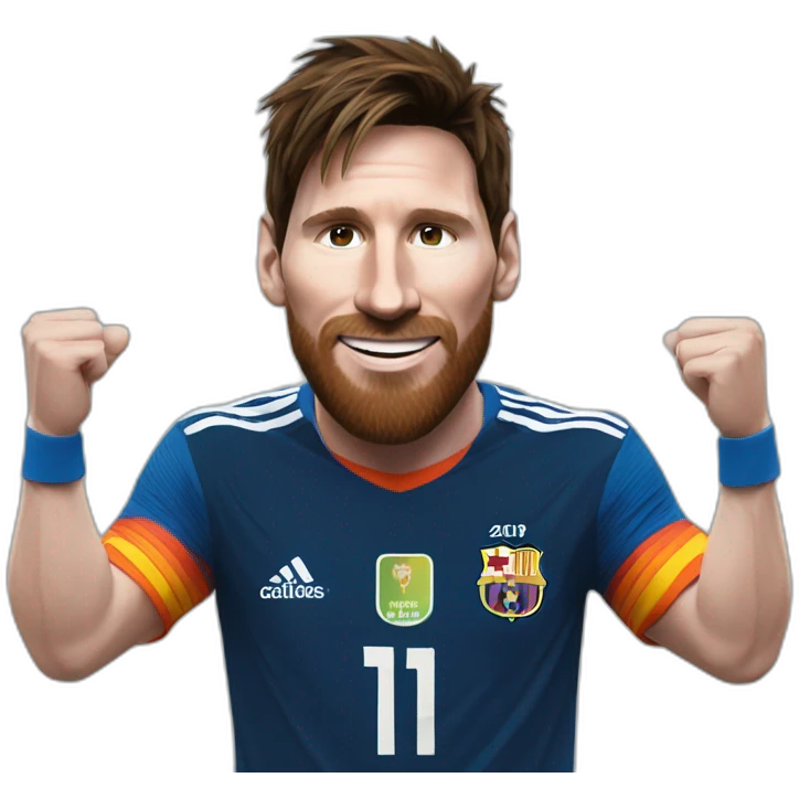 Messi gagnant la coupe du monde emoji