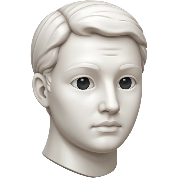 Sculpture head emoji