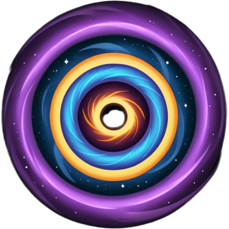 black hole like in a sci fi movie  emoji