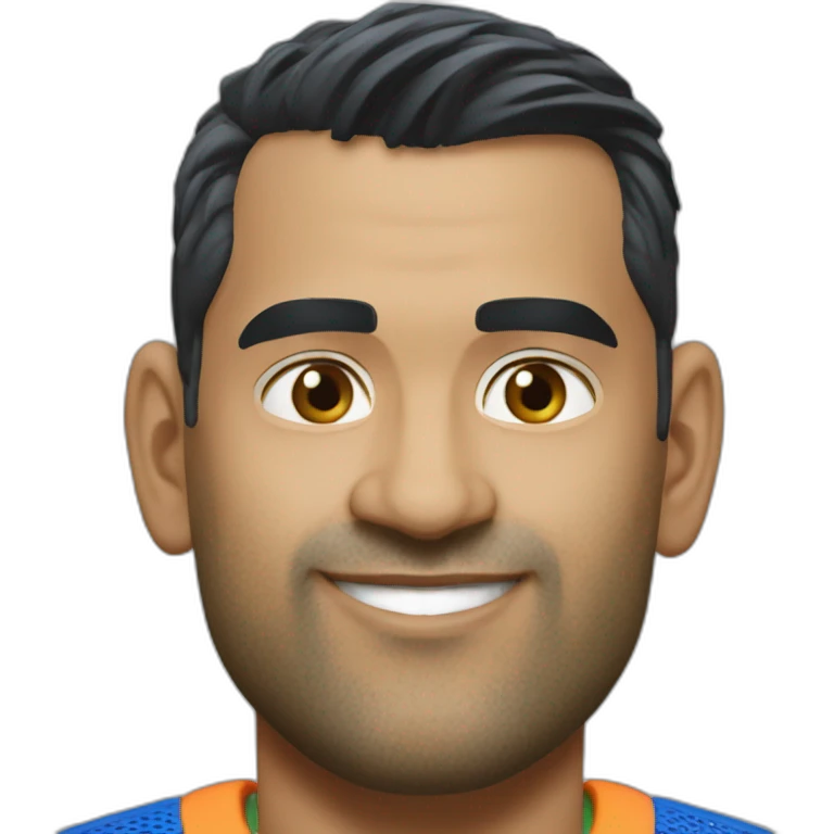 Ms dhoni 07 emoji