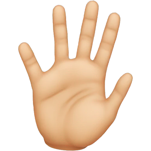 Upside down pinched fingers emoji
