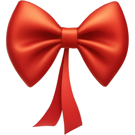 red bow emoji