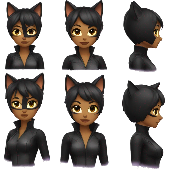 a cat woman emoji