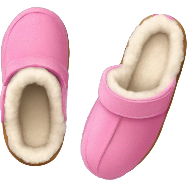 Pink Ugg slippers emoji