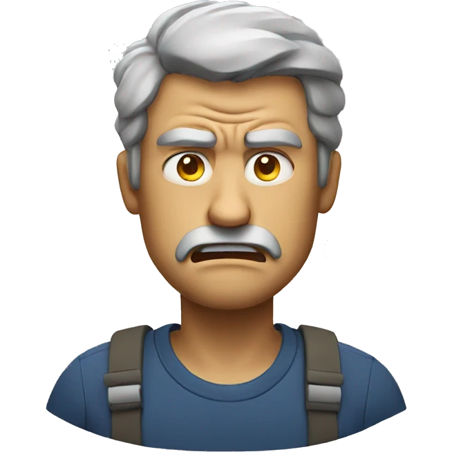 Angry man   emoji